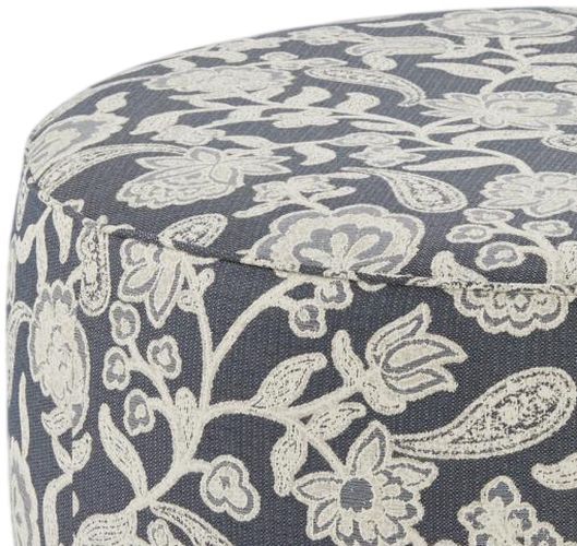 Fusion Furniture Awesome Sophie Indigo Cocktail Ottoman-2