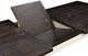 Emerald Home Mountain Retreat Dark Mocha Gathering Table with  Antique White Base-2