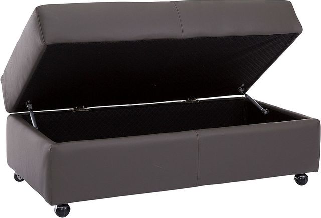 Decor-Rest® Furniture LTD Customizable 3285 Leather Storage Ottoman-1