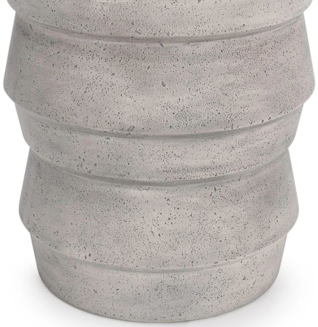 Classic Home Anora Light Gray Concrete Outdoor Accent Table-4