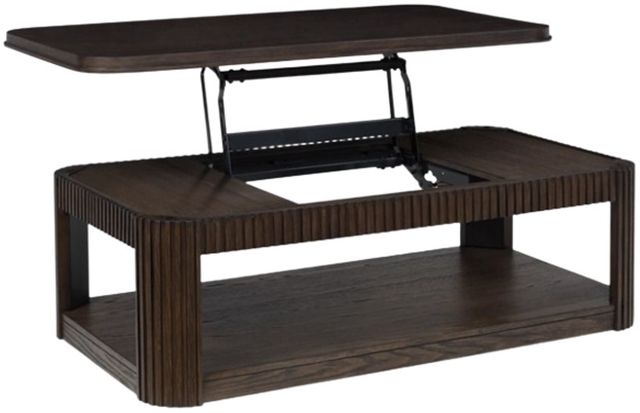 Signature Design by Ashley® Carlibrie Warm Brown Lift Top Cocktail Table-2