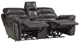 Mazin Furniture Lance 2 Piece Brown Sofa/Loveseat Set-3