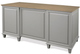 Riverside Furniture Osborne Gray Skies/Timeless Oak Executive Desk-4