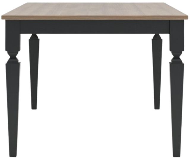 Signature Design by Ashley® Plazaton Grayish Brown Dining Table with Black Base-2