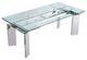VIG Furniture Modrest Viking Stainless Steel Glass Dining Table-0