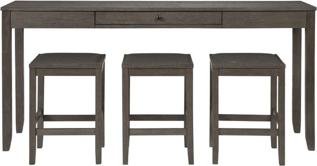 Signature Design by Ashley® Caitbrook 4-Piece Gray Counter Height Dining Table Set-1