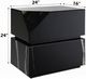 ACME Furniture Drisana Black Mirrored End Table-2