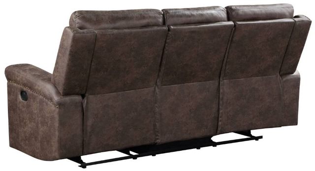 New Classic® Home Furnishings Quade Mocha Dual Manual Reclining Sofa-1