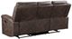New Classic® Home Furnishings Quade Mocha Dual Manual Reclining Sofa-2
