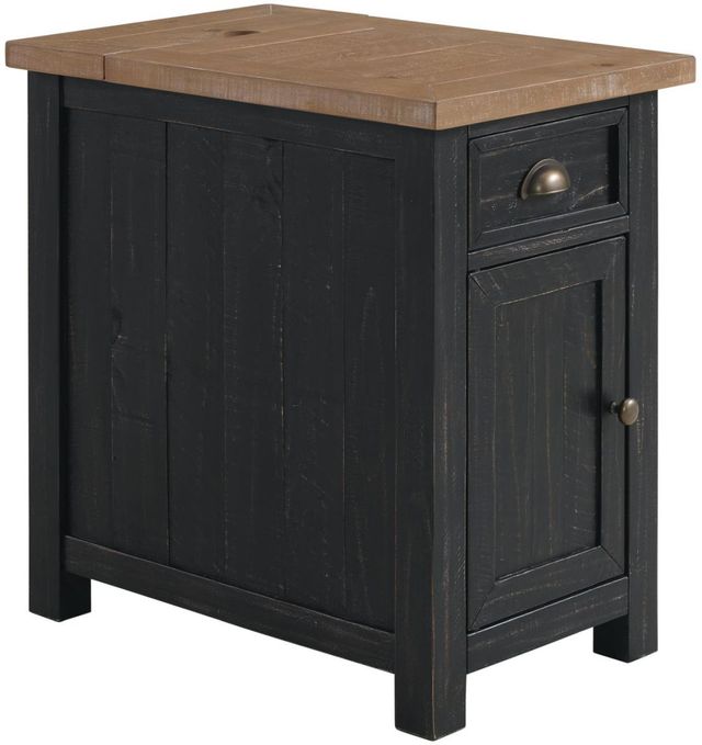 Martin Svensson Monterey Black/Driftwood Chairside Table-0