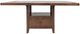 Jofran Inc. Mission Viejo Warm Brown High/Low Dining Table-2