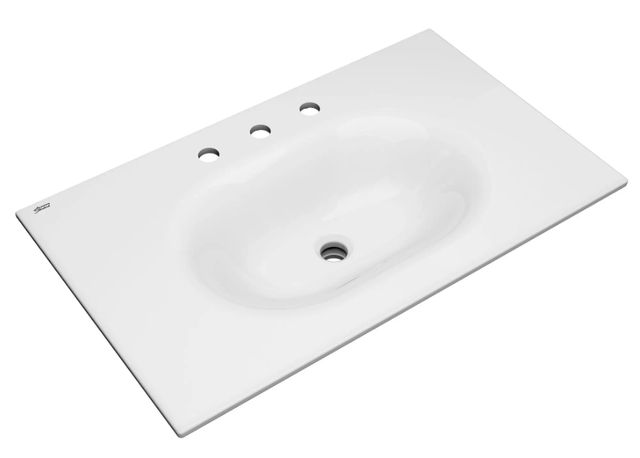 American Standard Studio® S White 33" Vanity Sink Top 8" Centers-0