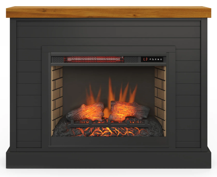 Legends Home Washington Black/Whiskey Fireplace Mantel | Pruitt's