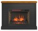 Legends Home Washington Black/Whiskey Fireplace Mantel-3