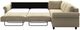 Luonto® Furniture Hugo 2-Piece Atlantic 03/Wenge King Sleeper Sectional-1