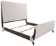 Michael Amini® Paris Chic Espresso Upholstered California King Sleigh Bed-2