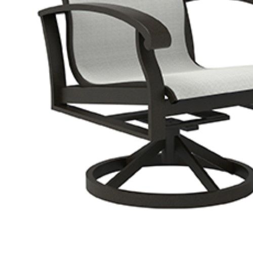 Lane Venture® Smith Lake Sling High Back Swivel Dining Arm Chair-1
