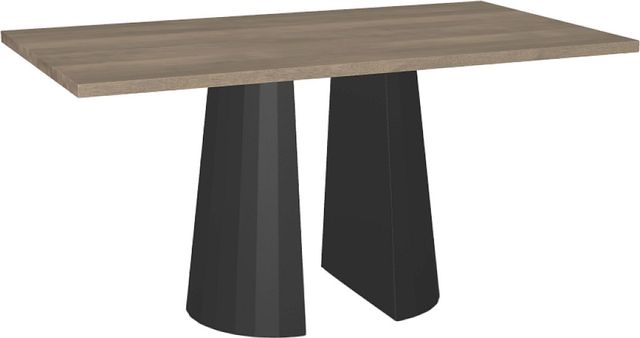 Amisco Customizable Gemma 72" Rectangular Pub Table with 1.5" Solid Birch Top-0