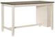 Homelegance® Timbre Antique White Counter Height Table with Rosy Brown Top -2