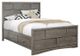Najarian Furniture Toronto Gray Storage Panel Bed-0