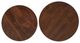 Jofran Inc. Global Archive 2-Piece Brown Nesting Table Set with Remy Gunmetal Base-2