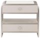 Michael Amini® Roxbury Park Gray/Stainless Steel Nightstand-2
