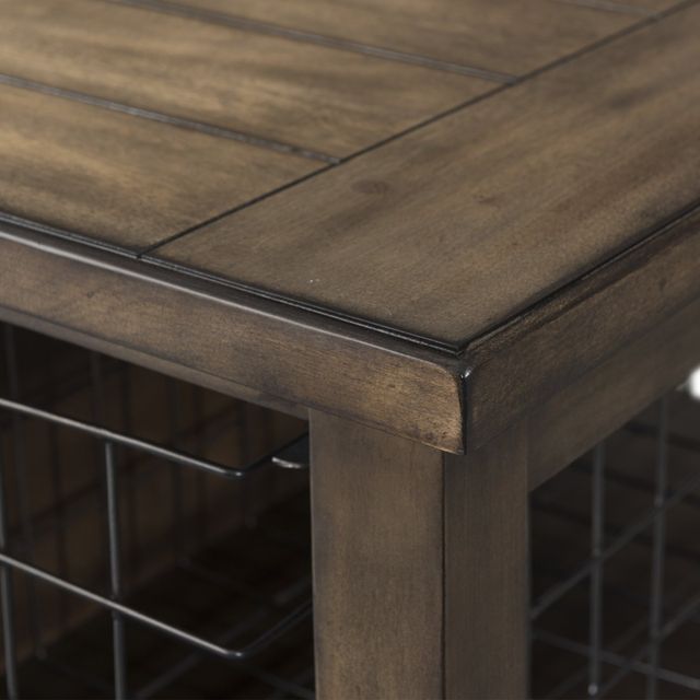 Intercon Whiskey River Gunpowder Gray Coffee Table-1