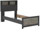 Signature Design by Ashley® Jonnifer Black/Gray Twin Bookcase Bed-1