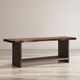 Jofran Inc. Global Archive Cooper Light Chestnut Storage Bench-1