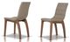 VIG Furniture Liev 2-Piece Brown/Beige Dining Chair Set-4
