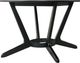 Armen Living Santana Black Round Dining Table-4