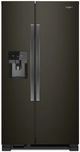 Whirlpool® 33 in. 21.4 Cu. Ft. Black Stainless Steel Side-by-Side Refrigerator-0