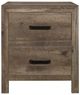 Homelegance® Mandan Weathered Pine Nightstand-2