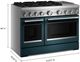 KitchenAid® 48" Agave Freestanding Pro Style Duel Fuel Range-1