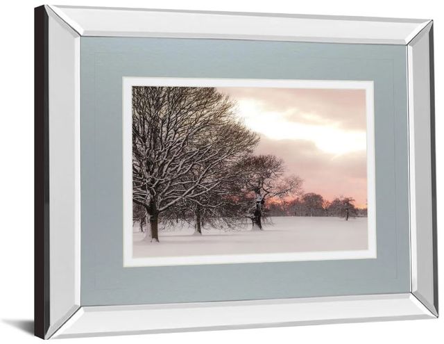Classy Art Rosy Sunset by Frank Assaf Mirror Framed Wall Art-1