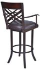 Armen Living Tahiti Brown 30" Arm Bar Stool-1