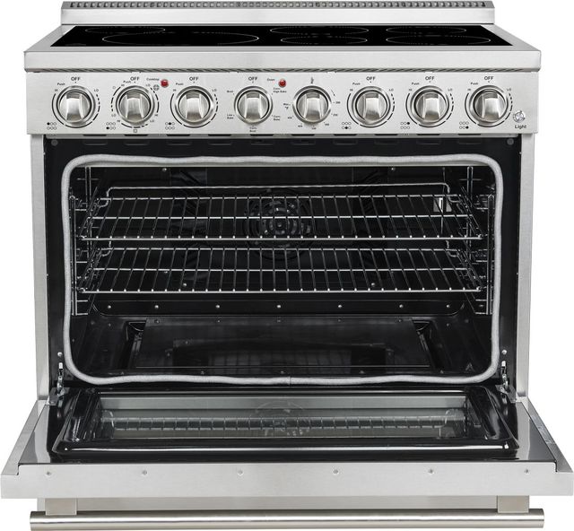 FORNO® Paolo Alta Qualita 36" Stainless Steel Pro Style Electric Range -4