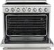 FORNO® Paolo Alta Qualita 36" Stainless Steel Pro Style Electric Range -4
