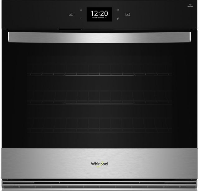 Whirlpool® 30" FingerPrint Resistant Stainless Steel Single Electric Wall Oven