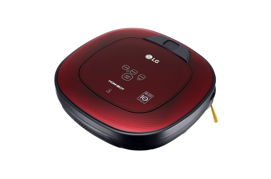 LG Hom-Bot Square Robotic Vacuum-Ruby Red | Gerhard's Appliances