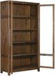 Hooker® Furniture Driftwood Worn Saddle Display Cabinet-2