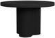 Elements International Rosalie Black Round Dining Table-0