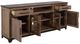 International Furniture Direct Natural Parota Rich Brown TV Stand-5