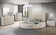 Coaster® Sonya Ivory Upholstered Dresser Mirror-3