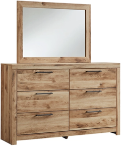 Signature Design by Ashley® Hyanna Tan Dresser and Mirror Set