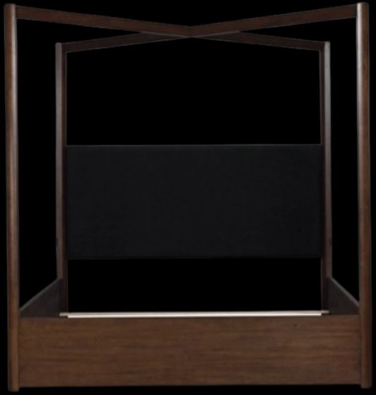 Signature Design by Ashley® Dilenno Dark Brown Queen Canopy Bed-1