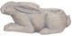 A & B Home Manon Gray Large Rabbit Planter-2