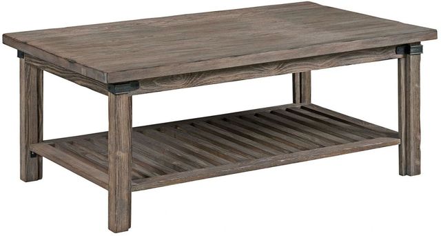 Kincaid® Foundry Driftwood Rectangular Cocktail Table-0