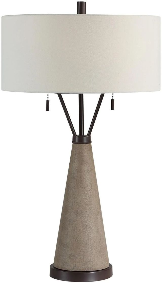 Renwil® Everren Lourdes Beige/Dark Brown Table Lamp-1
