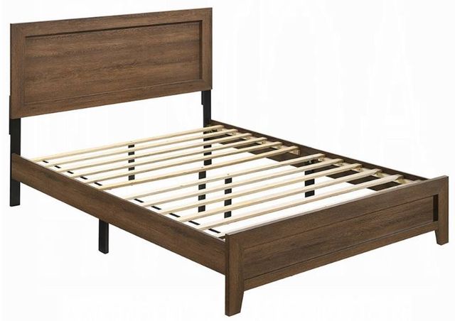 ACME Furniture Miquell Oak Queen Panel Bed-0